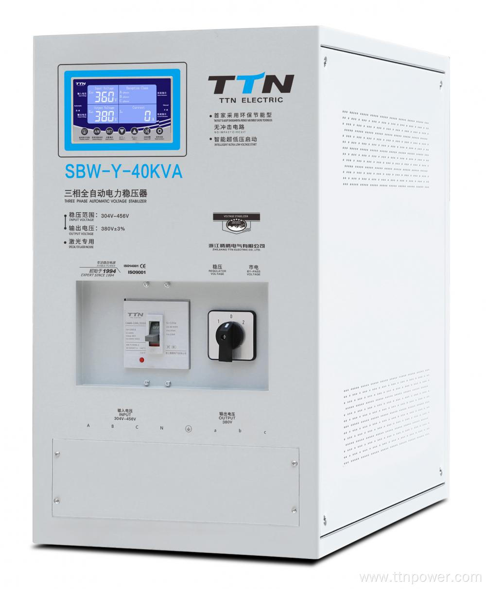 SBW-Y-40K Three Phase Voltage Stabilizer For Laser Machine