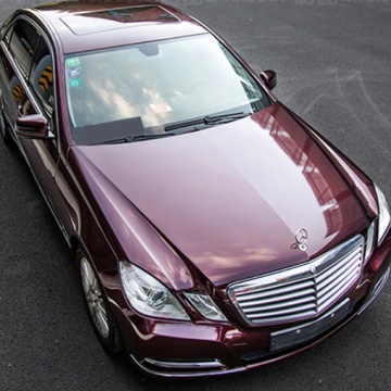 Vinilo de carro de rosa negro metálico de brillo