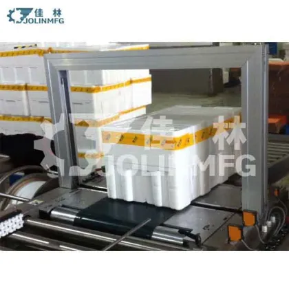 Sea foods polystyrene box packing line for frozen fish
