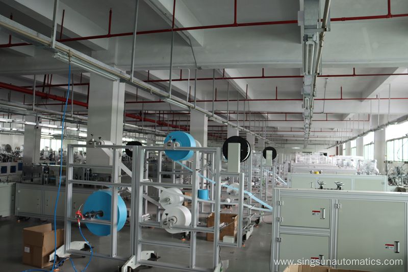 Fully automatic production disposable mask machine for sale