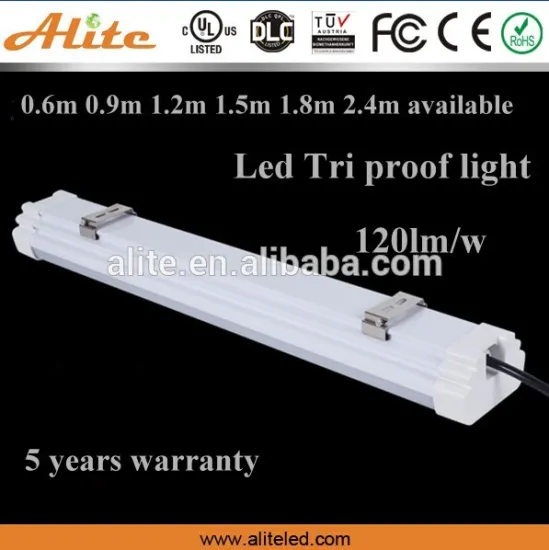 High Efficiency Aluminum Heat Sink Led Tri-Proof Vapor Tight Tri Proof Light