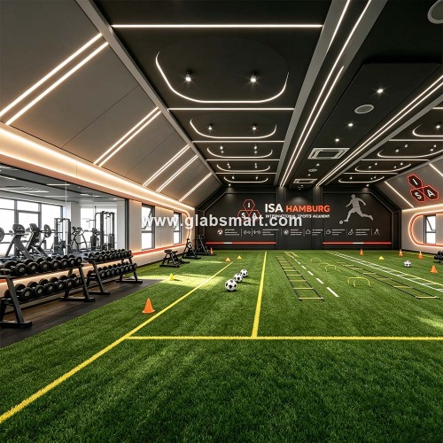 GLAB personaliza un vehículo móvil de entrenamiento de fútbol de 17 m
