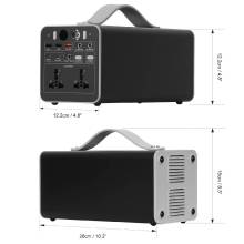 Banco de energía de respaldo solar para exteriores compacto de 300 W/299,7 Wh/230 V