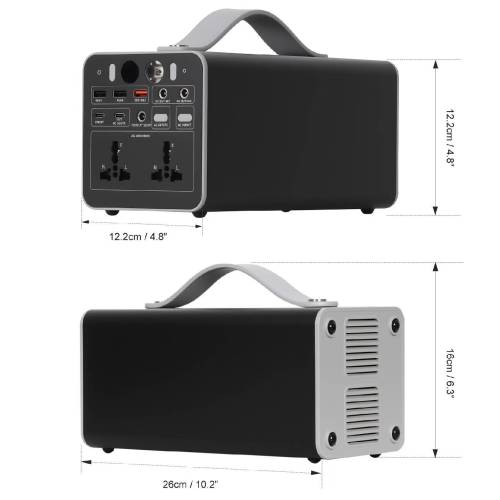 Banco de energía de respaldo solar para exteriores compacto de 300 W/299,7 Wh/230 V