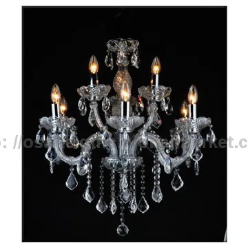 CE crystal chandelier light for dining room mission style chandelier