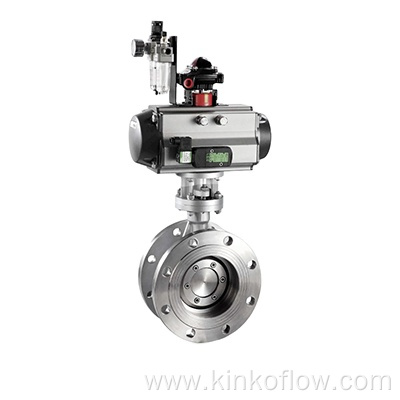 pneumatic butterfly Valve double acting