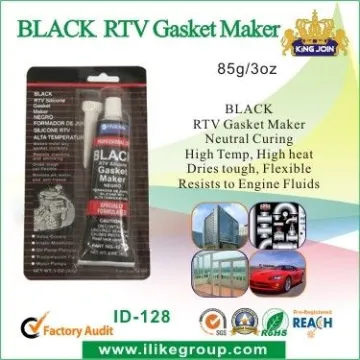 High Temp Silicone Sealant , Black Rtv Gasket For Vehicle Body