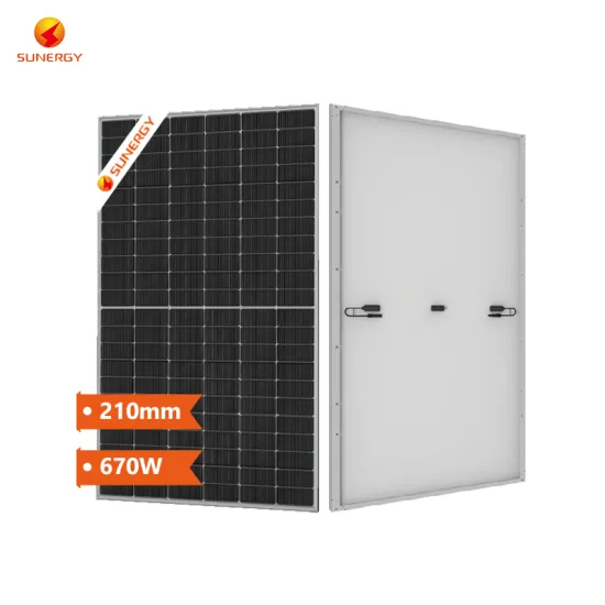 Sunergy HJT 650-670W TOPCon Bifacial Dual Glass PV Modules for Home Installation