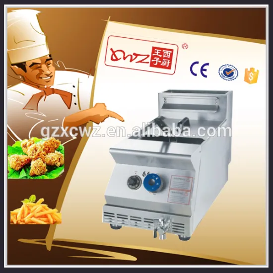 Table top 12L gas fryer machine with temperature controller