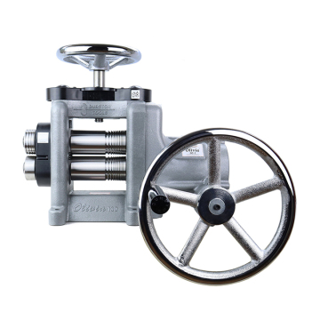 Manual Rolling Mill Jewelry Gold Rolling Machine - 50 to 1 Gearbox Steel Roll Forming