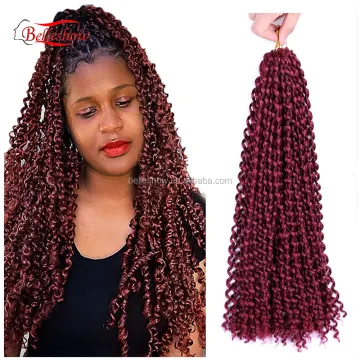 Hot sell Natural Spring Twist Braiding Fluffy Hair Passion Twist Hair red passion twist hair