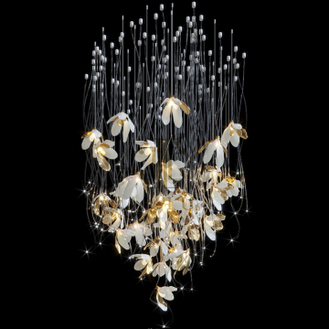 Custom Indoor Chandelier for Hotel Lobby and Wedding Decor
