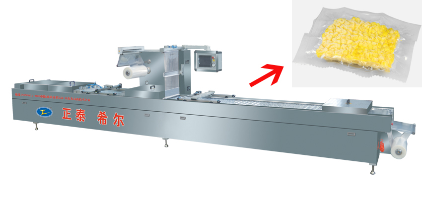 Frozen Corn Vacuum Packing Machine With Evacuation Device