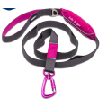 Reflective dog training pouch leash