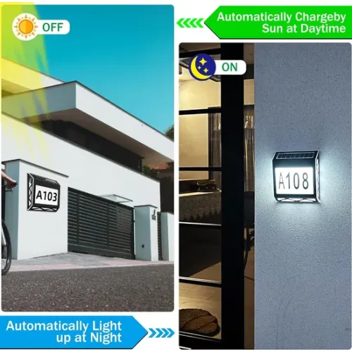 Водонепроницаемые знаки номера светодиодов и сумерки