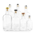 375 ml hochwertige runde Glaswodka -Flasche