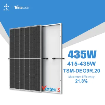 Trina Solar Panels: 415W, 420W, 425W, 430W, 435W Dual Glass Modules