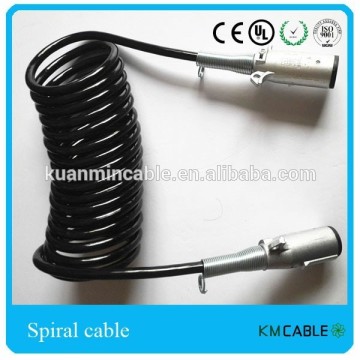 Multi Core flexible Sprial cable 7 pin cable