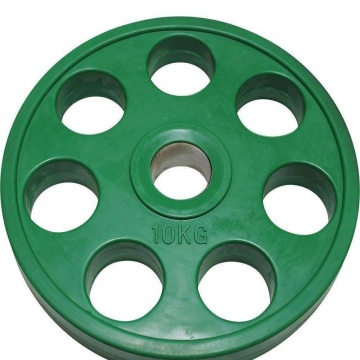 Colorized Barbell Bumper Weight Plates