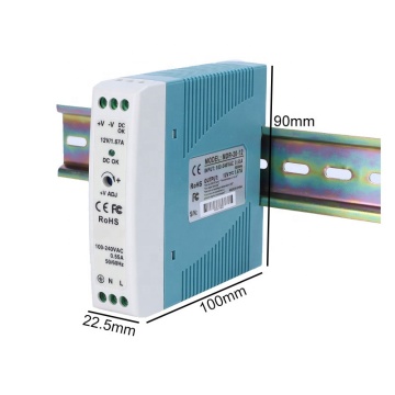 MDR-20-12 22W DC 12V 1.67A Έξοδος AC 110V/220V Είσοδος Εισαγωγή ενιαίας ομάδας Ενεργοποίηση τροφοδοσίας: Προδιαγραφές και χαρακτηριστικά