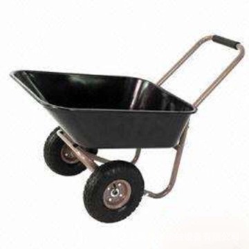 Black Metal Garden Wheel Barrow - Hot Selling Wheelbarrow Bucket