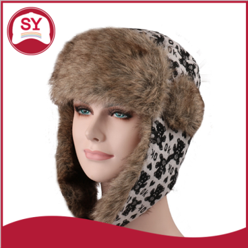 outdoor women winter hat with earflap