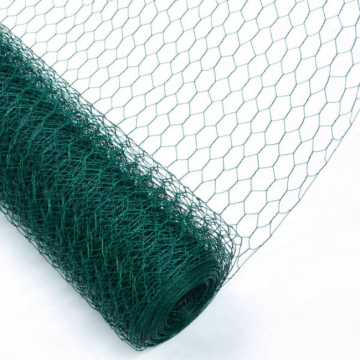 Galvanized &amp; PVC Bersalut Hexagon Chicken Wire Mesh: Netting Ideal untuk Coops &amp; Fences Ayam