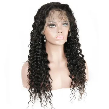 Wholesale 30 Inch Mink Brazilian Human Hair Loose Deep Wave 13x6 Lace Front Wig Natural Hairline Pre Plucked For Black Women