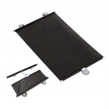 Black Retractable Sunshade Roller Curtain for Windshield