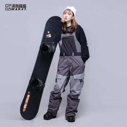 Women's Waterproof Snowsuit - Winter Ski Clothing One-Piece Ski Pants