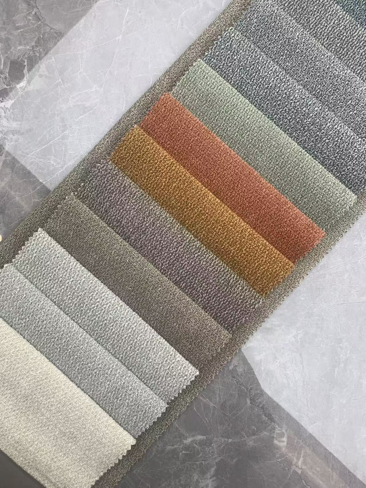 Luxury Plain Upholstery Fabric for Sofa and Furniture