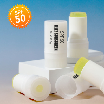 Custom Logo Natural UV Protector Moisturizer - Private Label SPF 50 Facial Jelly Sunscreen Stick
