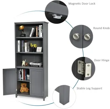 Floor Stand Bookcase For Living Room
