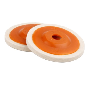 5 Inch Hard Wool Buffing Pad for Angle Grinders - 125mm Wool Polishing Disc