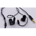 Auricular de alta fidelidad con cable MMCX desmontable para músicos