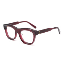 Custom New Design Blue Light Blocking Glasses Wholesale Blue Light Blocking Thick Acetate Optical Glasses Manufactory