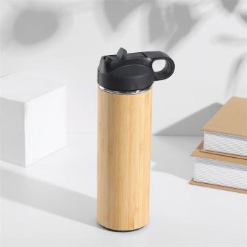 450ML BPA Free Bamboo Drinking Water Bottle