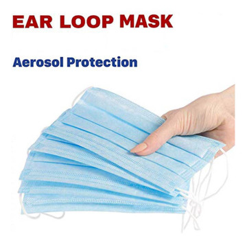 3 Ply Face Protection Shield Mask