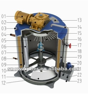 Small Capacity Water Cooling Flake Ice Machine