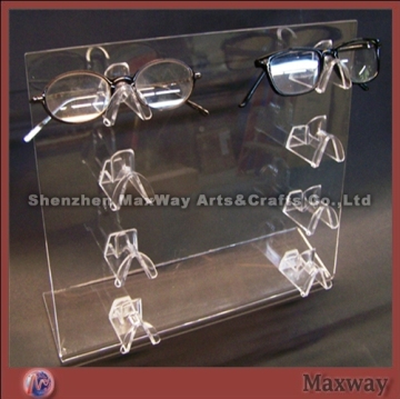 Clear Square Acrylic Eyeglasses Display