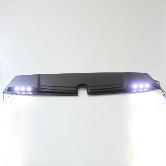 Matte Black LED ABS Spoiler Roof Cover for Triton L200 2015