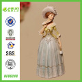 Luoyang Polyresin elegan Lady hiasan Meja (NF86248)