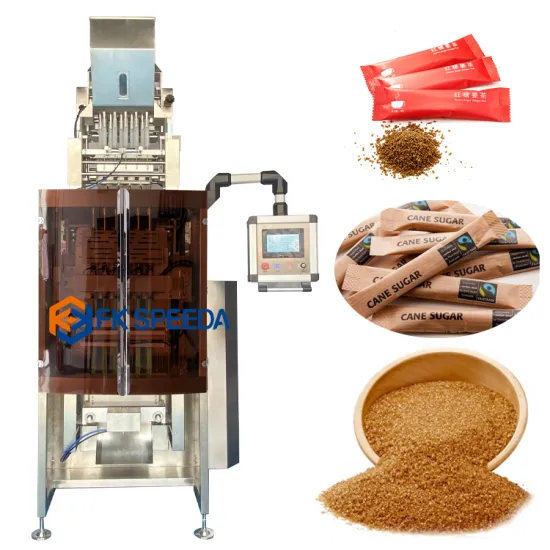 High-Speed Multi-Lane Automatic Packaging Machine for Small Granule Sugar, Salt, and Paper Stick Sachets