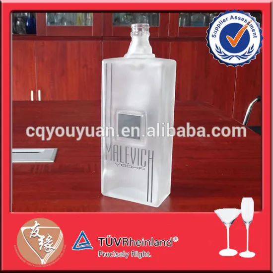 Fashion decorated frost big bottle of alcohol