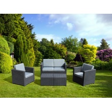 Wodoodporne meble ogrodowe Patio Plastikowa sofa