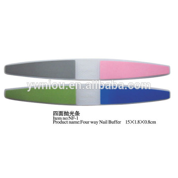 Boat Shape Eva Sponge Buffer Block 4 Way Nail File