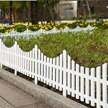 White PVC Prime Vinyl Picket Fence - Decorative Garden Fence