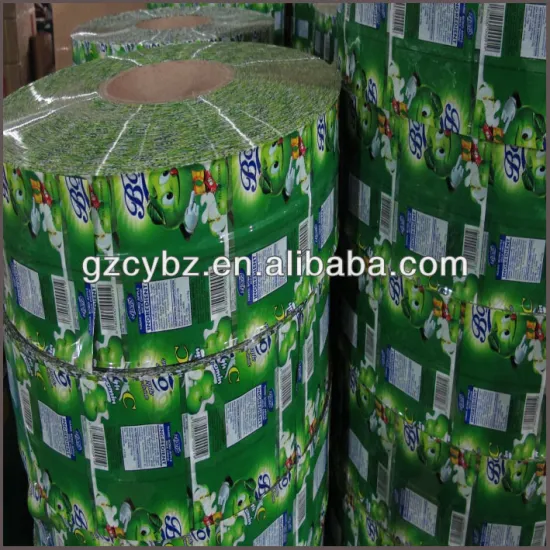 40u PVC shrink sleeve BOBO drink labels