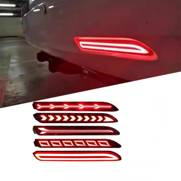 ไฟกันชนด้านหลัง LED สำหรับ Toyota Camry Avalon Wish Inova - สัญญาณไฟเบรก &amp; เลี้ยว