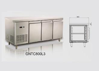 High Efficiency 490L Three Doors Ventilated Cooling Back Ba